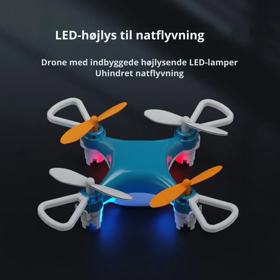 AeroNøva — LED stuntdrone med 360° tricks og højdehold for den perfekte gaveoplevelse
