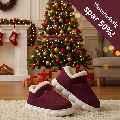 SnugPuff™ Gå på bløde skyer denne vinter med vores varme indendørssko