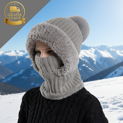 CozyGarde™ 3-i-1 Vintersæt Fløjlslækker, Vindtæt Beskyttelse til Hoved, Hals og Ører