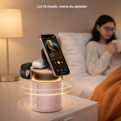 Ambify™: Én hub. Tre enheder. Intet kabelrod.