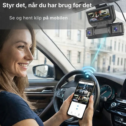 Se og gem dashcam klip på mobilen
