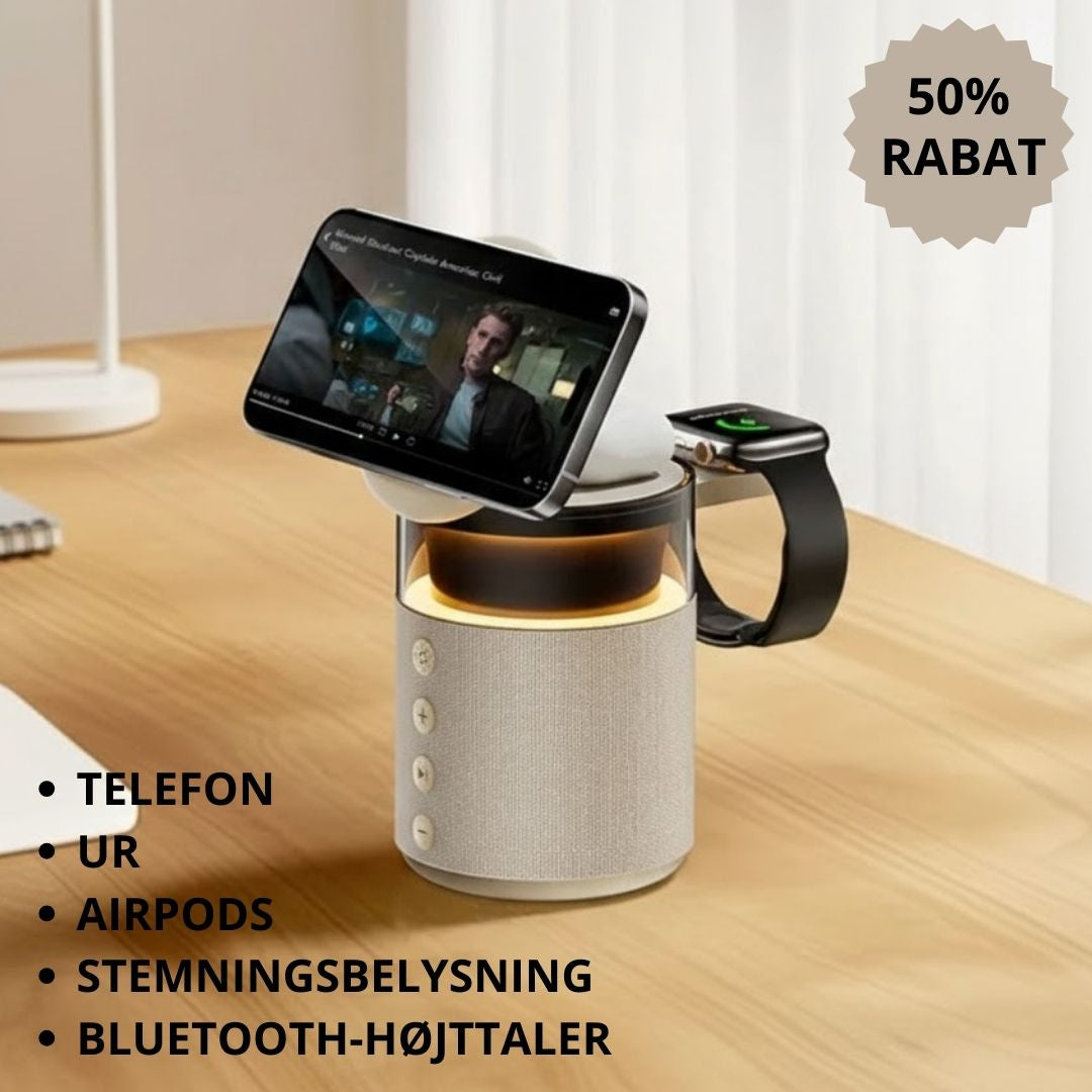 Ambify™ stopper straks alt det rodende kabelkaos på dit natbord