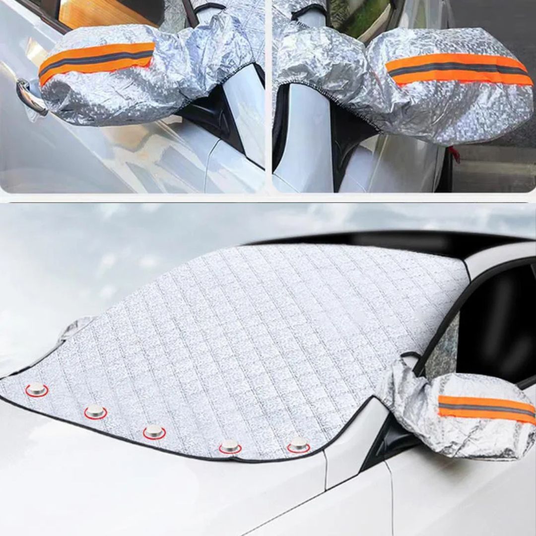 FrostGuard™️  Stop med at skrabe i frostvejr – Stig direkte ind og kør afsted med en ren forrude!