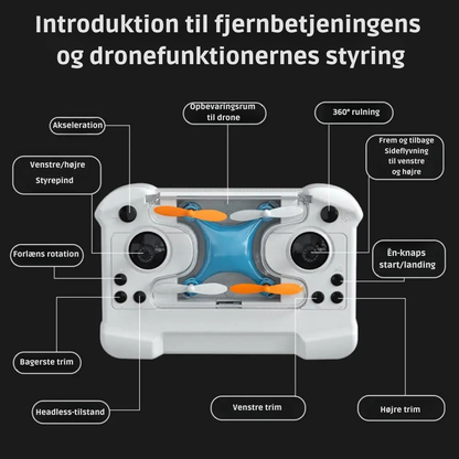 AeroNøva — LED stuntdrone med 360° tricks og højdehold for den perfekte gaveoplevelse