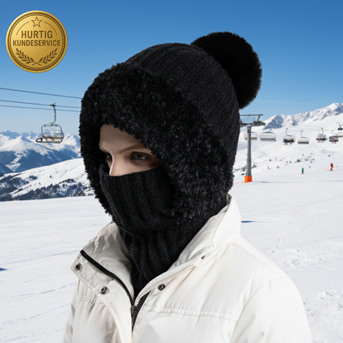 CozyGarde™ 3-i-1 Vintersæt Fløjlslækker, Vindtæt Beskyttelse til Hoved, Hals og Ører