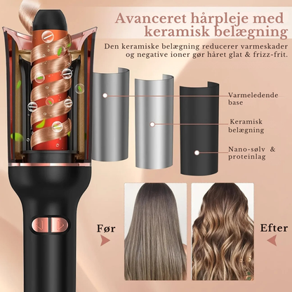 CurlGenie™ Automatisk Krøllejern: Få Perfekte Salonkrøller Hver Dag