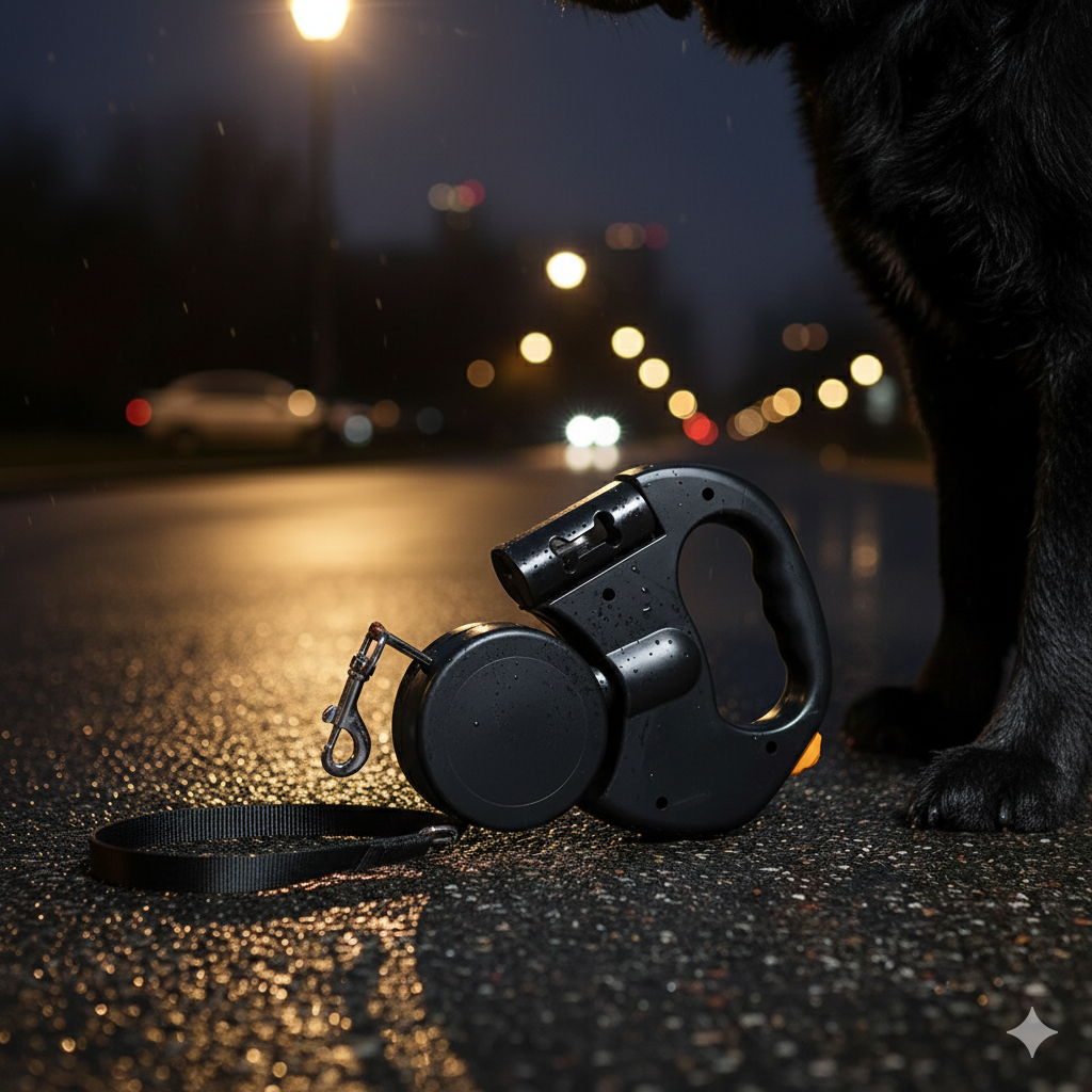 PawLink™ dobbelt udtrækkelig hundesnor – gå to hunde uden at blive filtret eller stresset