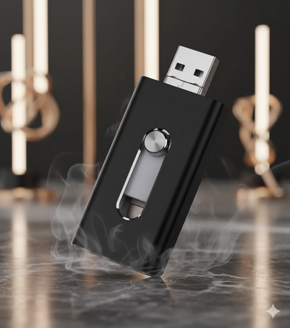 DataBolt™ 3-i-1 højhastigheds-USB-drev – Superhurtig opbevaring til telefon, bærbar og tablet