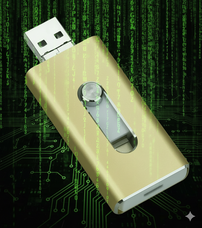 DataBolt™ 3-i-1 højhastigheds-USB-drev – Superhurtig opbevaring til telefon, bærbar og tablet