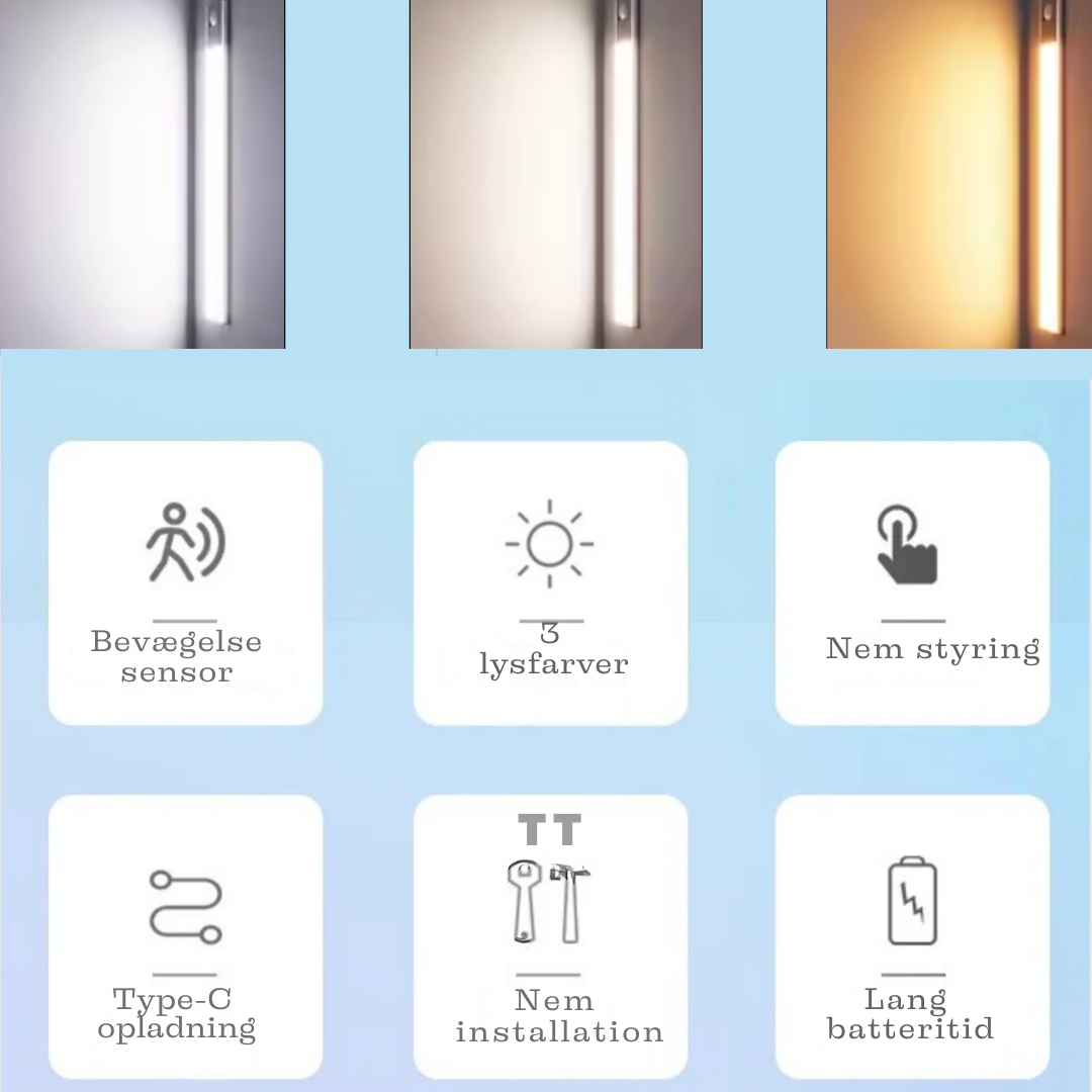 SENSO — Det intelligente natlys der følger din bevægelse og skaber roligt, sikkert lys