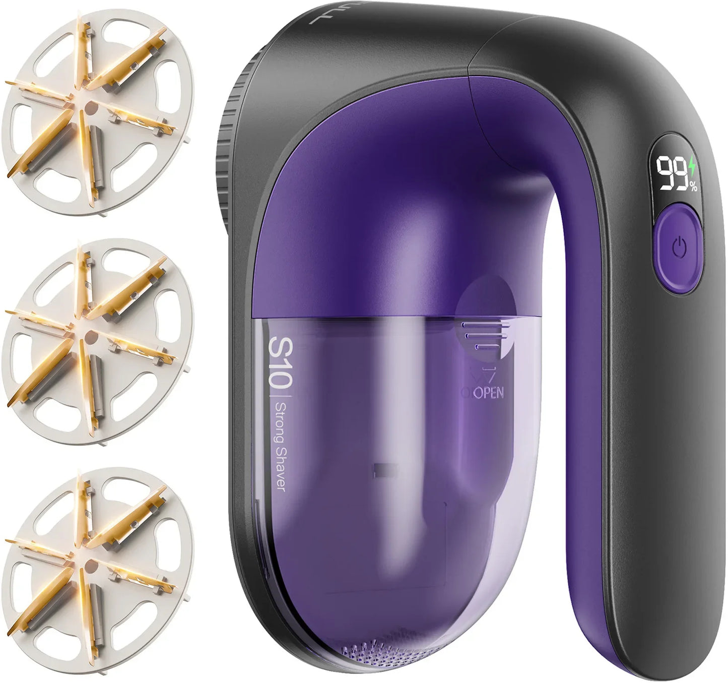 SmoothFlow™️ Pro: Den genopladelige USB-fnugfjerner, der ubesværet genopretter tøjet.