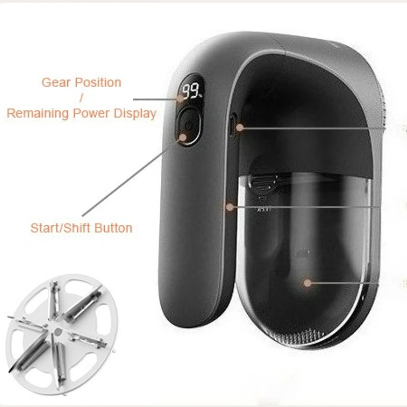 SmoothFlow™️ Pro: Den genopladelige USB-fnugfjerner, der ubesværet genopretter tøjet.