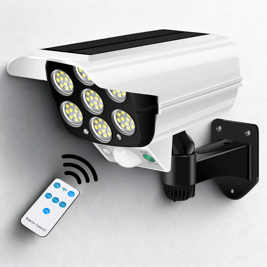 LumiGuard™: 2-i-1 sikkerhedsspotlight med 77 LED'er