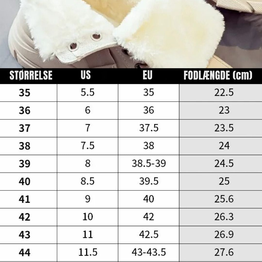 Luvani™ Gå gennem vinteren på varme skyer med de stilfulde støvler fra
